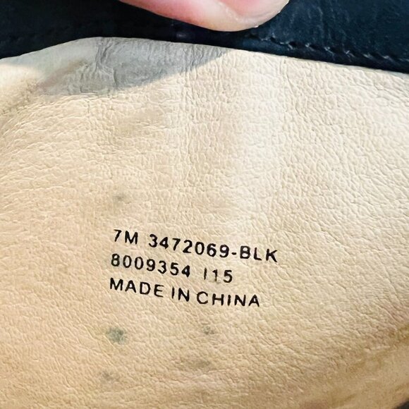 Frye Womens Renee Seam Tall Black Cowboy Western Boots 7 M - Picture 8 of 16